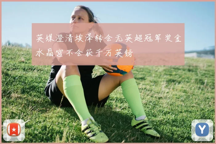 英媒澄清埃泽转会无英超冠军奖金水晶宫不会获千万英镑